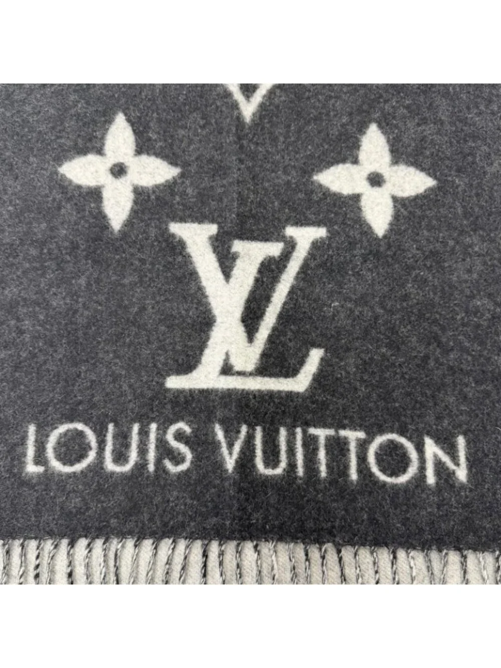 Louis Vuitton Echarpe Reykjavik Cashmere Scarf Black